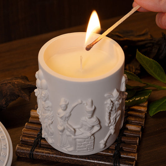 Orange Scented Artisan Candle